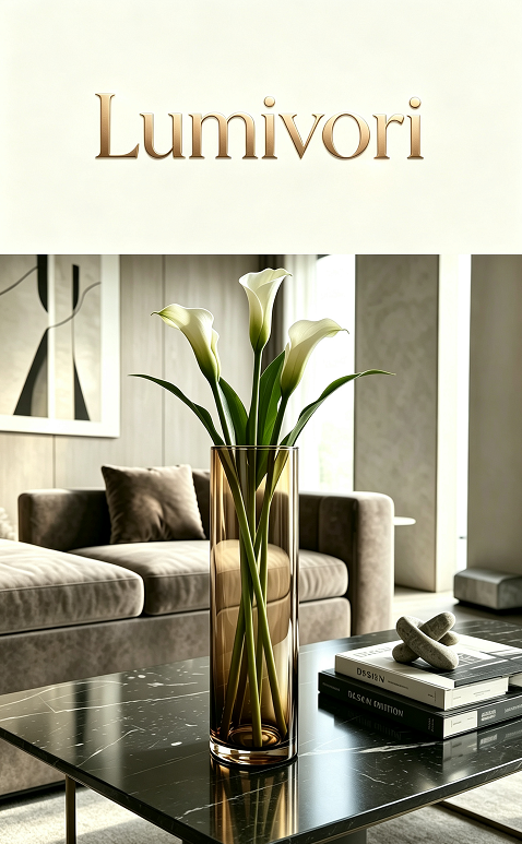 Lumivori  | Tall Cylinder Glass Vase