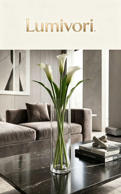 Lumivori  | Tall Cylinder Glass Vase