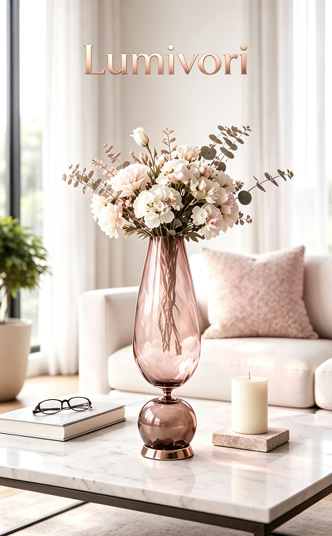 Lumivori | Pedestal Glass Vase