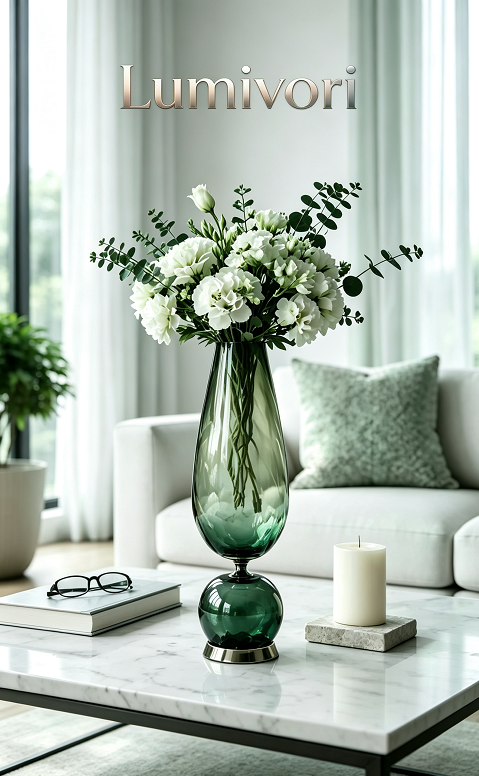 Lumivori | Pedestal Glass Vase