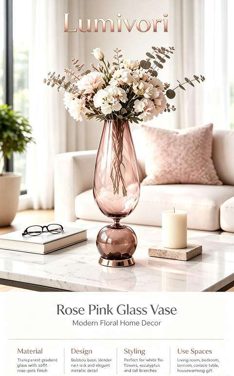 Lumivori | Pedestal Glass Vase