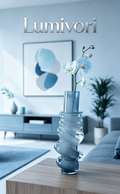 Lumivori | Spiral Sculptural Glass Vase