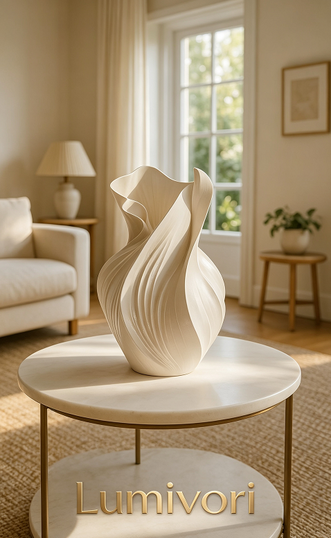 Lumivori | Flowing Sculptural Ceramic Vase
