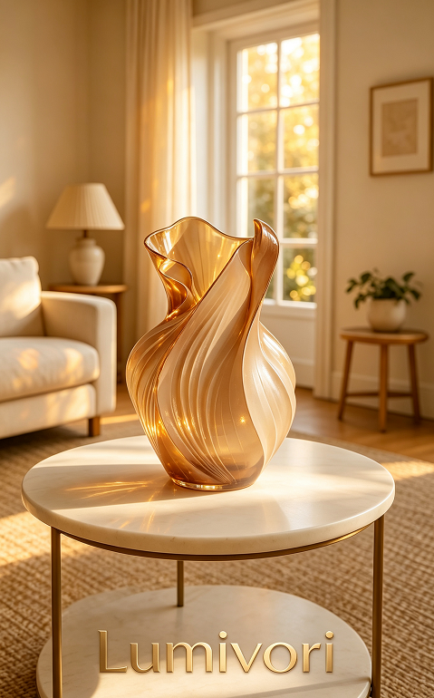 Lumivori | Flowing Sculptural Ceramic Vase