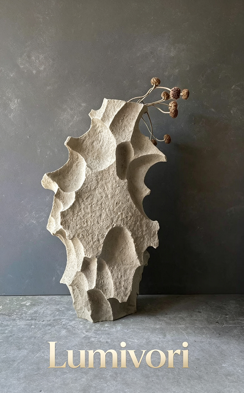 Lumivori | Crater Textural Sculptural Vase