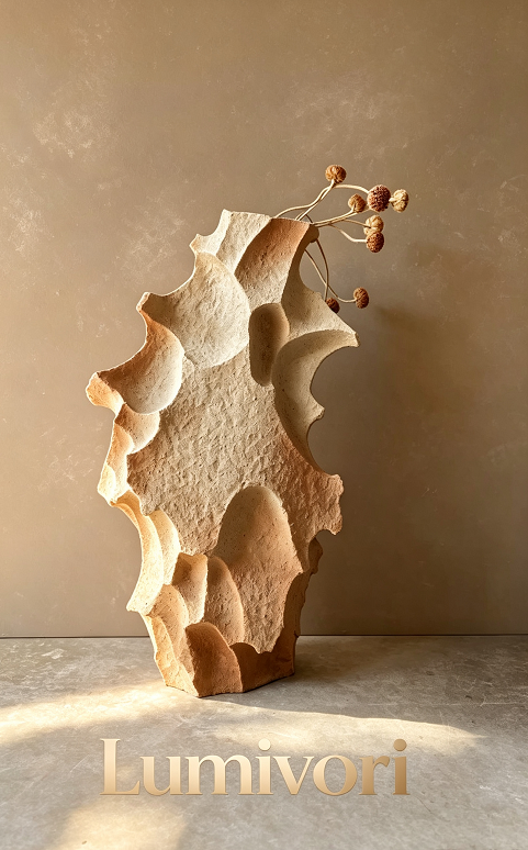 Lumivori | Crater Textural Sculptural Vase