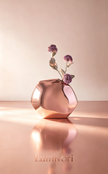 Lumivori | Faceted Reflective Metal Vase